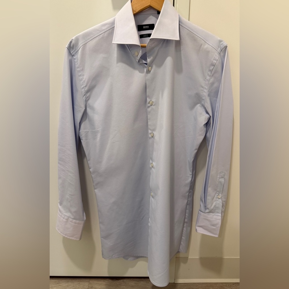 Hugo Boss Light Blue Men's Dress Shirt